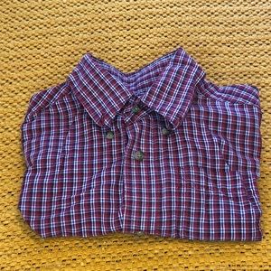 Kids Plaid Wrangler Riata Button Up